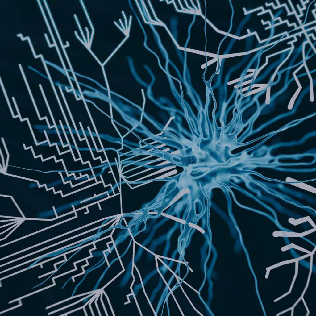 An operating system visualised as a nervous system