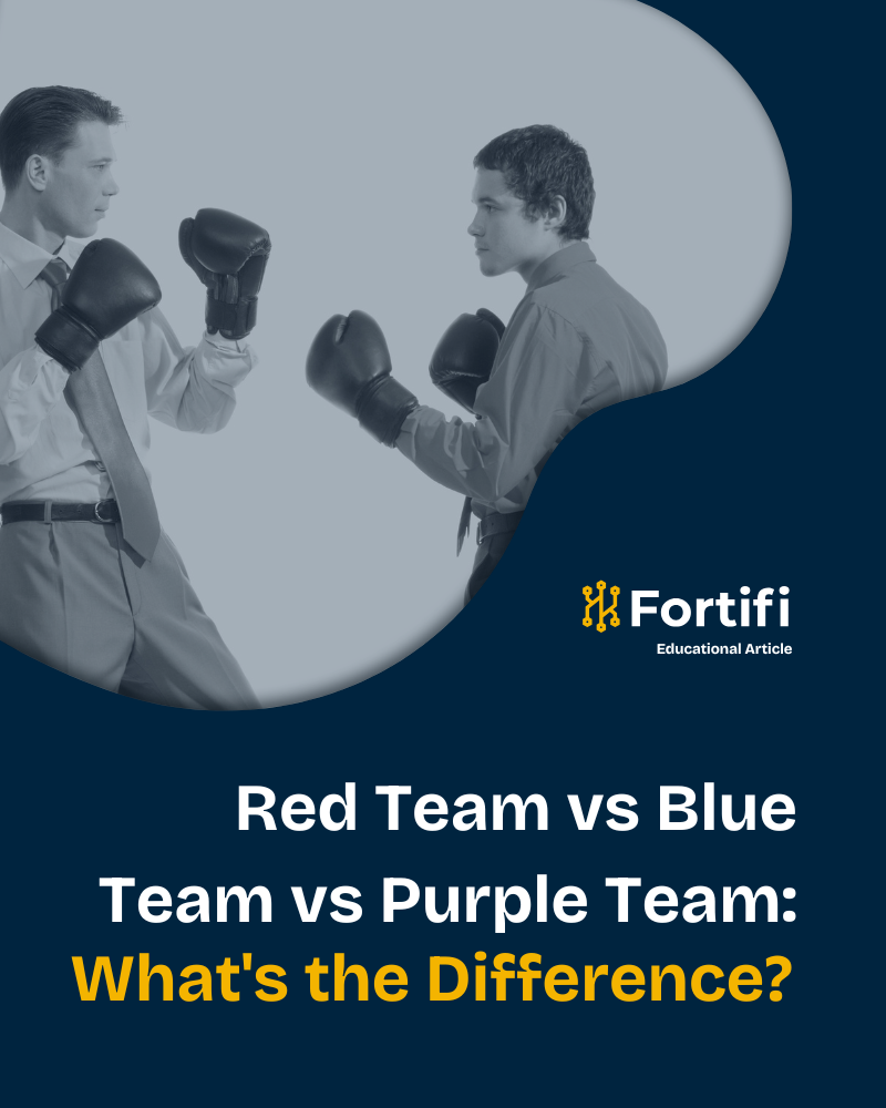 Red Team vs Blue Team vs Purple Team What's the Difference