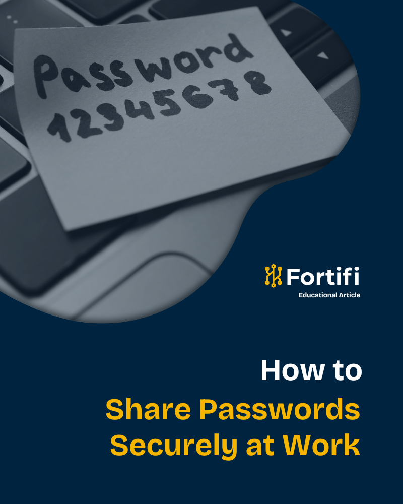 How to Share Passwords Securely at Work
