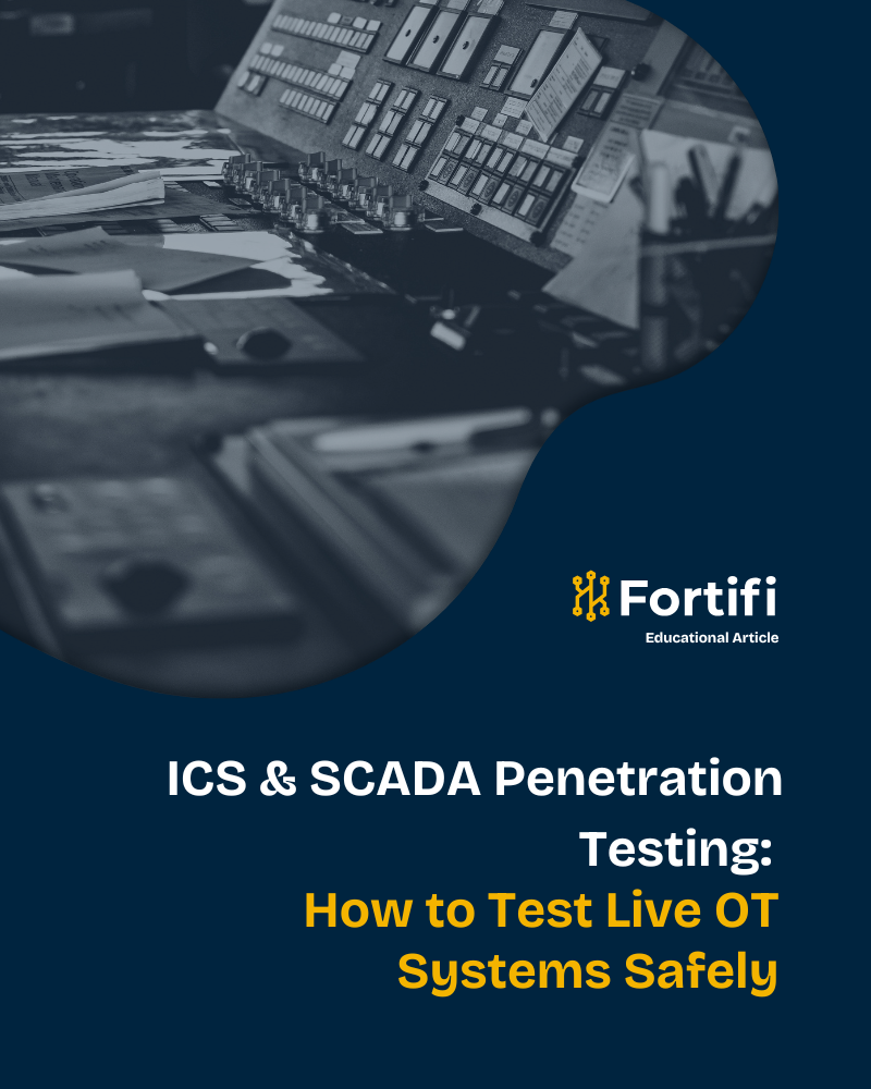 ICS & SCADA Penetration Testing How to Test Live OT Systems Safely
